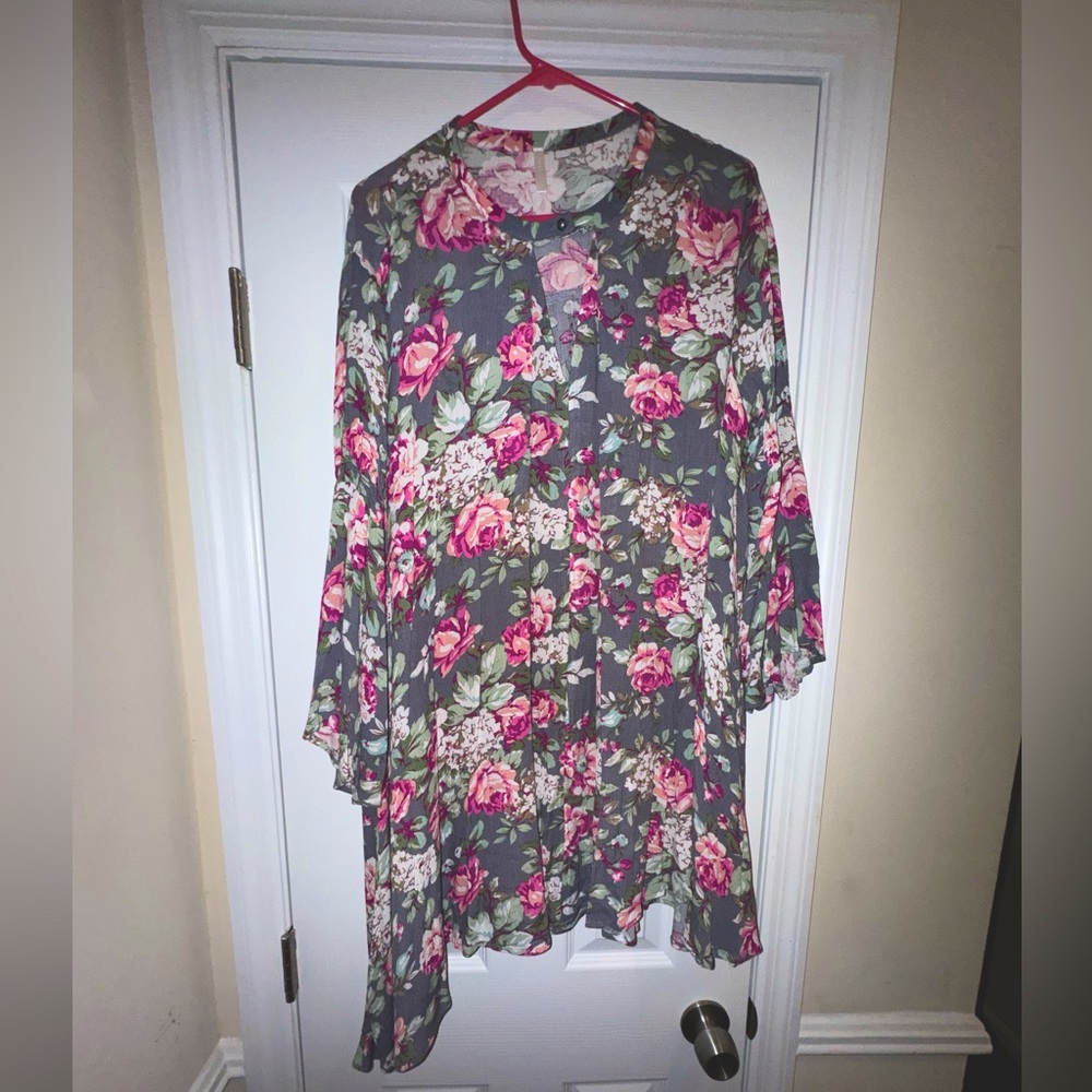 Size L oversized maternity dress/tunic from Pink Blush